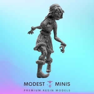 Christmas Zombie Female - 28mm 30mm 32mm - Wasteland | Zombicide | Walking Dead