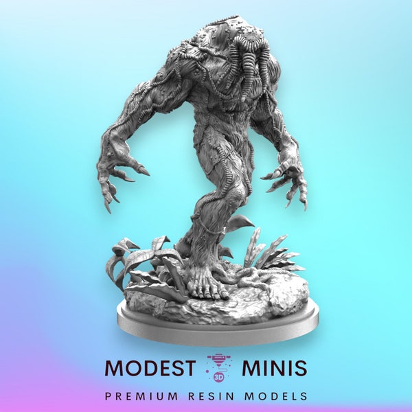 Fen Beast - 40mm scale Miniature | DnD Mini | Superhero Miniature | C27