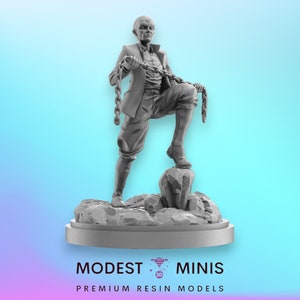 Psychic Evil Twin - 40mm scale Miniature | DnD Mini | Superhero Miniature | C27