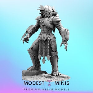 Viking Skull Hunter - Resin 3D Print Alien Miniature | RPG | Sci fi | Cyberpunk | Role Playing | DnD | Papsikel
