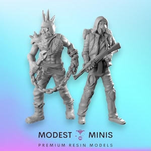 Survivor Skag en Slasher - 28 mm 30 mm 32 mm - Woestenij | Zombiemoord | Lopende dood