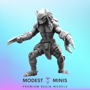 Young Blood Skull Hunter Stalkhound - Resin 3D Print Alien Miniature | RPG | Sci fi | Cyberpunk | Role Playing | DnD | Papsikel
