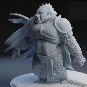Smart Ape - 40mm  Miniature | DnD Mini | Superhero | Legion