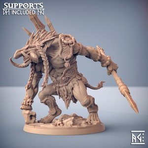 Troll Hunter C Svartwood Trolls - Resin Print DnD Miniature | Dungeons and Dragons Mini | 5E Fantasy | Artisan Guild