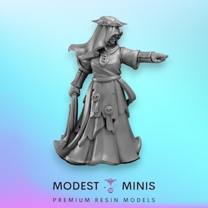 Flagellant Sister - 28mm or 32mm Scale DnD Miniature | Dungeons and Dragons Mini | 5E Fantasy | Vae Victis