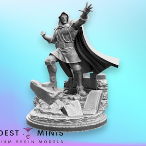 Dr Bad Vibes - 40mm Miniature | DnD Mini | Superhero Miniature | C27