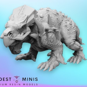 Triceratops Master - Legion Scale | RPG | Scifi | Role Playing | Shatterpoint | SW Miniature
