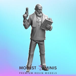 Survivor Priest - 28mm 30mm 32mm - Wasteland | Zombicide | Walking Dead