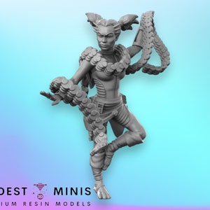 Pink Bounty Hunter - 35mm Legion Scale | RPG | Scifi | Role Playing | Shatterpoint | SW Miniature