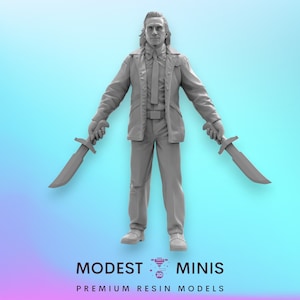 Suited Trickster - 40mm  Miniature | DnD Mini | Superhero | Trident