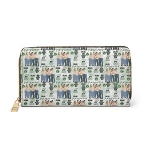 Friends Themed Zipper Wallet, Perfect Gift for Friends, Birthday Gift, Wallet for Friends Lovers, Stylish Travel Wallet, Fun Accessories