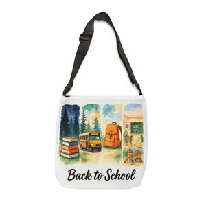 Back to School Adjustable Tote Bag - Stylish, Versatile, Perfect for Teachers, Students, Parents, Everyday Use