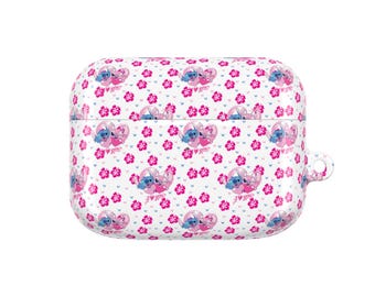 Stitch print AirPod Case Cover, Schutz für kabellose Ohrhörer, Trendy Geschenk für Jugendliche, Spaß Accessoire, Muttertagsgeschenk