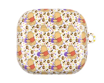 Winnie the Pooh AirPod Case, Cute Cartoon Headphones Cover, Fun Gift for Kids and Disney Lovers, Perfect for Birthdays and Holidays