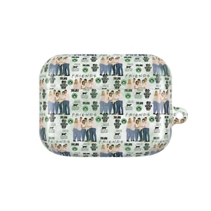Friends-Themed AirPod Cases, Cute Gift for Fans, Personalized Tech Accessory, Movie Night Must-Have, Trendy Wireless Earbud Cover