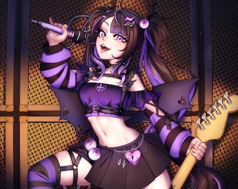 VTuber Digital Art Commission Custom Anime Portrait FFXIV OC Character Design by Panapono