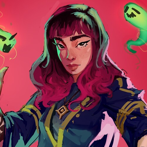 Digital Art Commission Vivianvalentin Etsy