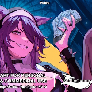 Digital Art Commission/Anime/Genshin/OC/Profile Picture/Portrait/Fanart/Custom - Pedro