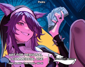 Zlecenie na grafikę cyfrową/Anime/Genshin/OC/Zdjęcie profilowe/Portret/Fanart/Niestandardowe - Pedro