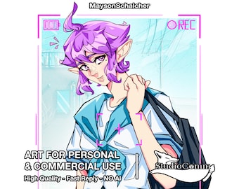 Art Commission/Zdjęcie profilowe/FFXIV/DND/OC/Vtuber/Portret/Niestandardowe - Mayson Schalcher