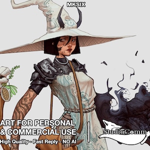 Concept Art Commission/Profile Picture/FFXIV/DND/Portrait/Character Sheet/Fullbody - MKSÎX