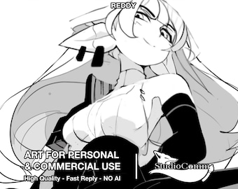 Anime Art Commission/Zdjęcie profilowe/OC/Projekt/Portret/Manga/Komiks/Arkusz postaci - Reddy