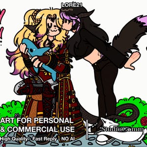 Encomenda de Arte Digital/Foto de Perfil/Miniatura/Gif/PNGtuber/Ícone/Desenho Animado - Lore21 image 1