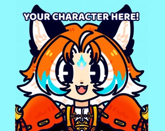 Ikona YCH, zdjęcie profilowe, pluszowe, zlecenie artystyczne - Lore21