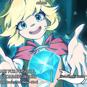 Commande art numérique/Photo de profil/FFXIV/MDN/OC/Vtuber/Portrait/Monster Girl/Dessin de fan - Aobari