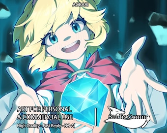 Zlecenie na grafikę cyfrową/Zdjęcie profilowe/FFXIV/DND/OC/Vtuber/Portret/Dziewczyna-potwór/Fanart - Aobari