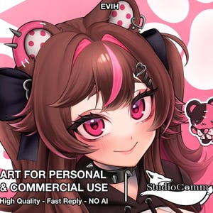 Evih - Digital Art Commission/Profile Picture/FFXIV/OC/Vtuber/Portrait/Custom