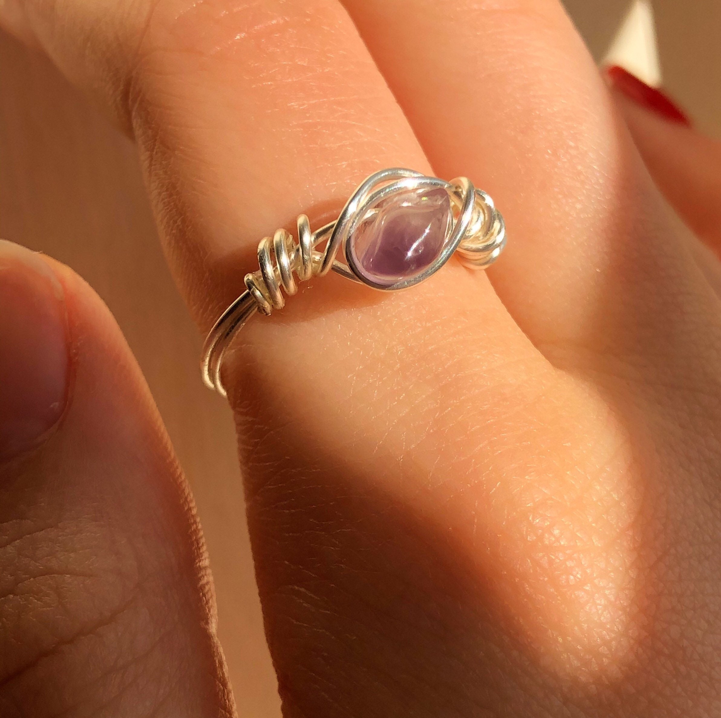 Purple lightsaber ring Etsy