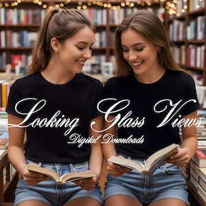 Literary Girl Bookish Mockup Black Bella Canvas 3001 Mockup Bookworm BookTok Reader TShirt Mockup Trendy Lifestyle Mockup Bookstore Mockup