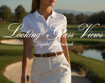 Koszulka polo damska Pique Koszulka polo Gildan 64800L Koszulka polo damska Koszulka golfowa damska Biała Koszulka polo Golf Girl Mock