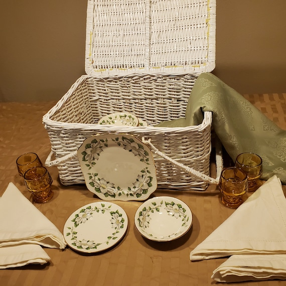 Antique Picnic Basket