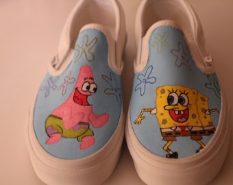 slip on vans spongebob