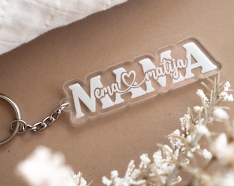 MAMA keychain with kids name,custom gift for mom, mom keychain, customized mom keychain, Mother’s Day gift, gifts for mom, gifts for her