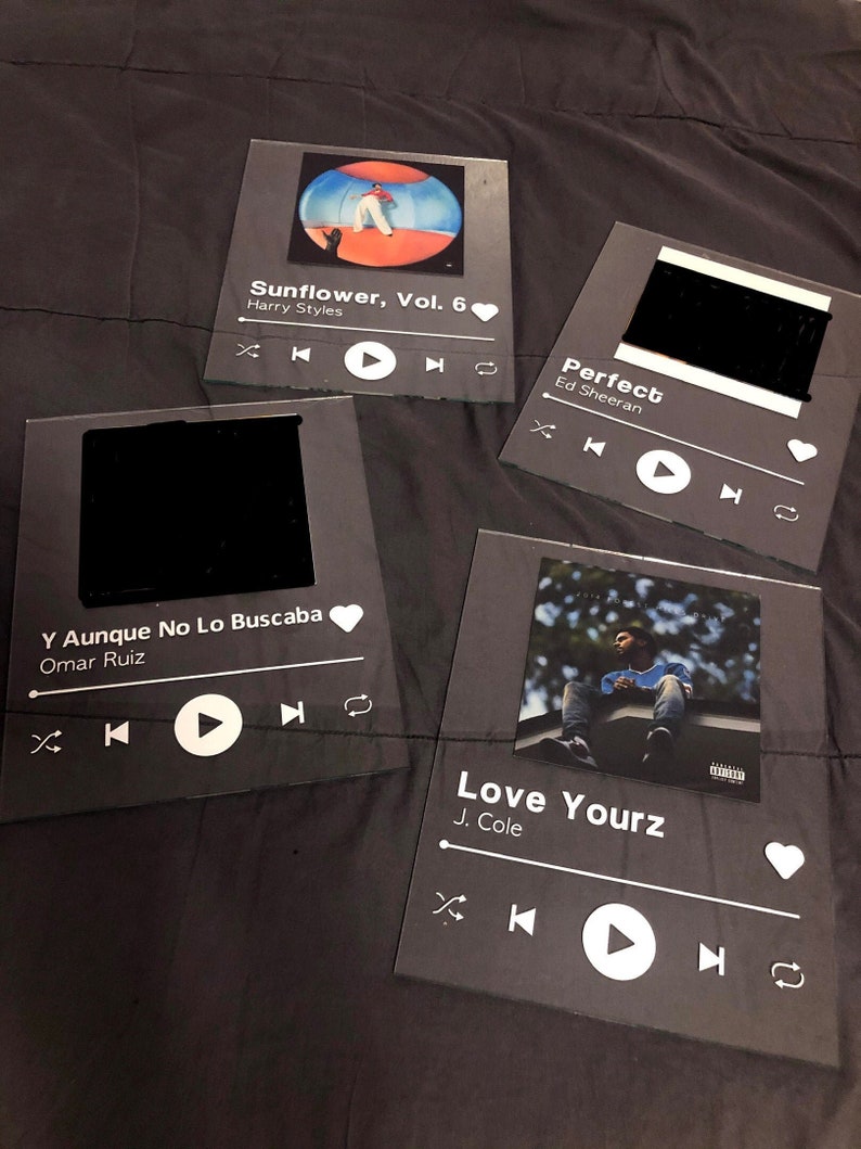 Custom Glass Song Wall Art/ Decor / TikTok Poster / Song