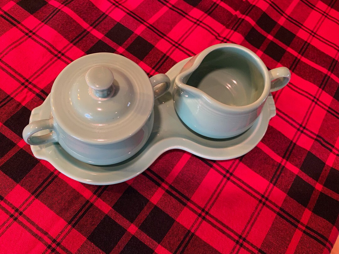 Fiestaware Sugar & Creamer Set Etsy