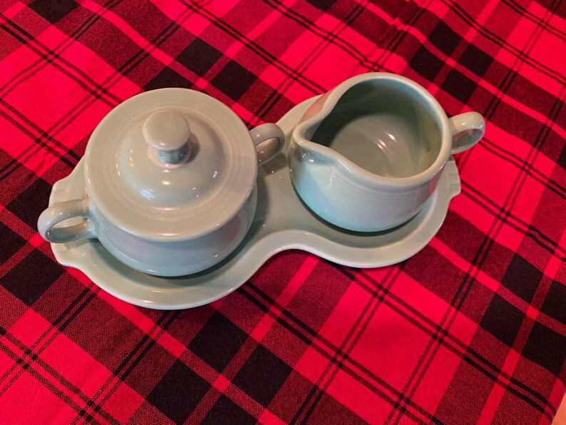 Fiestaware Sugar & Creamer Set Etsy