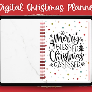 Christmas Planner | Digital Christmas Planner | Holiday Planner | Goodnotes Planner