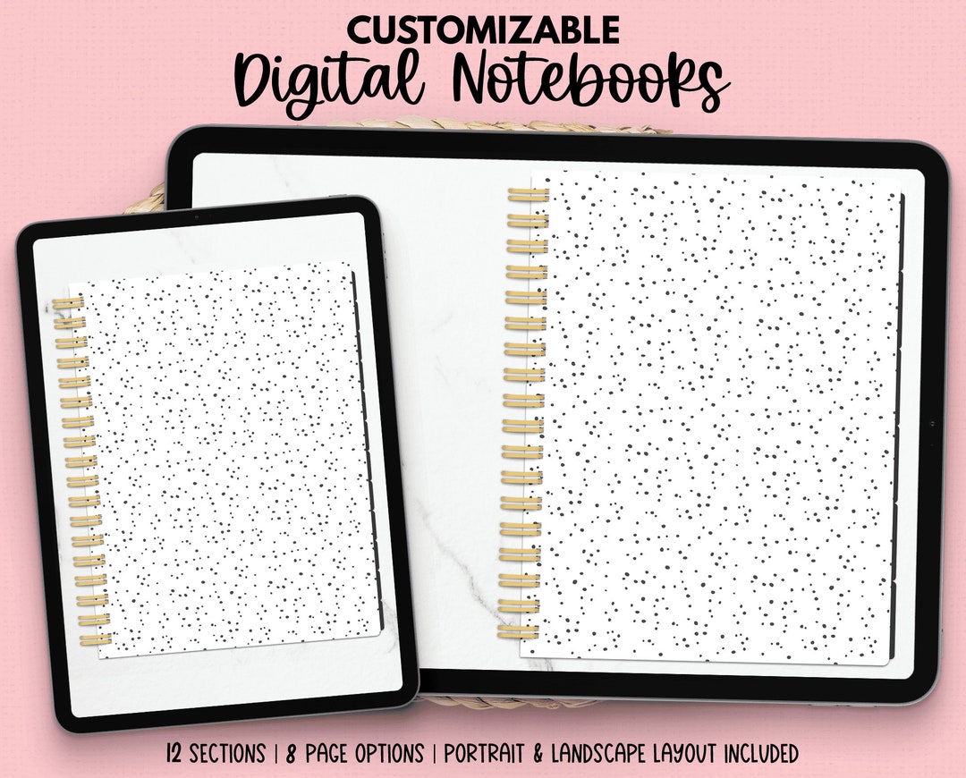 Plain Digital Notebook | Digital Notebook | Digital Journal | Goodnotes ...