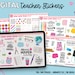 Digital Teacher Stickers | Goodnotes Teacher Stickers | Teacher PNG ...