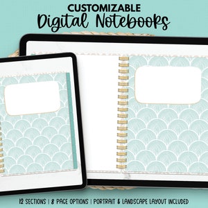 Boho Digital Notebook | Boho Digital Journal | Digital Notebook | Digital Journal | Goodnotes Notebook | Noteshelf Notebook