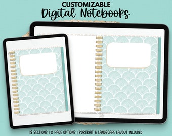 Boho Digital Notebook | Boho Digital Journal | Digital Notebook | Digital Journal | Goodnotes Notebook | Noteshelf Notebook