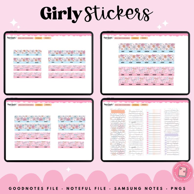Girly Stickers, Self Care Stickers, That Girl Stickers, Weekend ...
