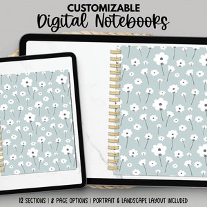 Taccuino digitale grigio / Diario digitale grigio / Taccuino digitale / Diario digitale / Taccuino Goodnotes / Taccuino Noteshelf