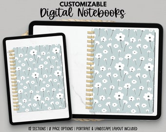 Gray Digital Notebook | Gray Digital Journal | Digital Notebook | Digital Journal | Goodnotes Notebook | Noteshelf Notebook