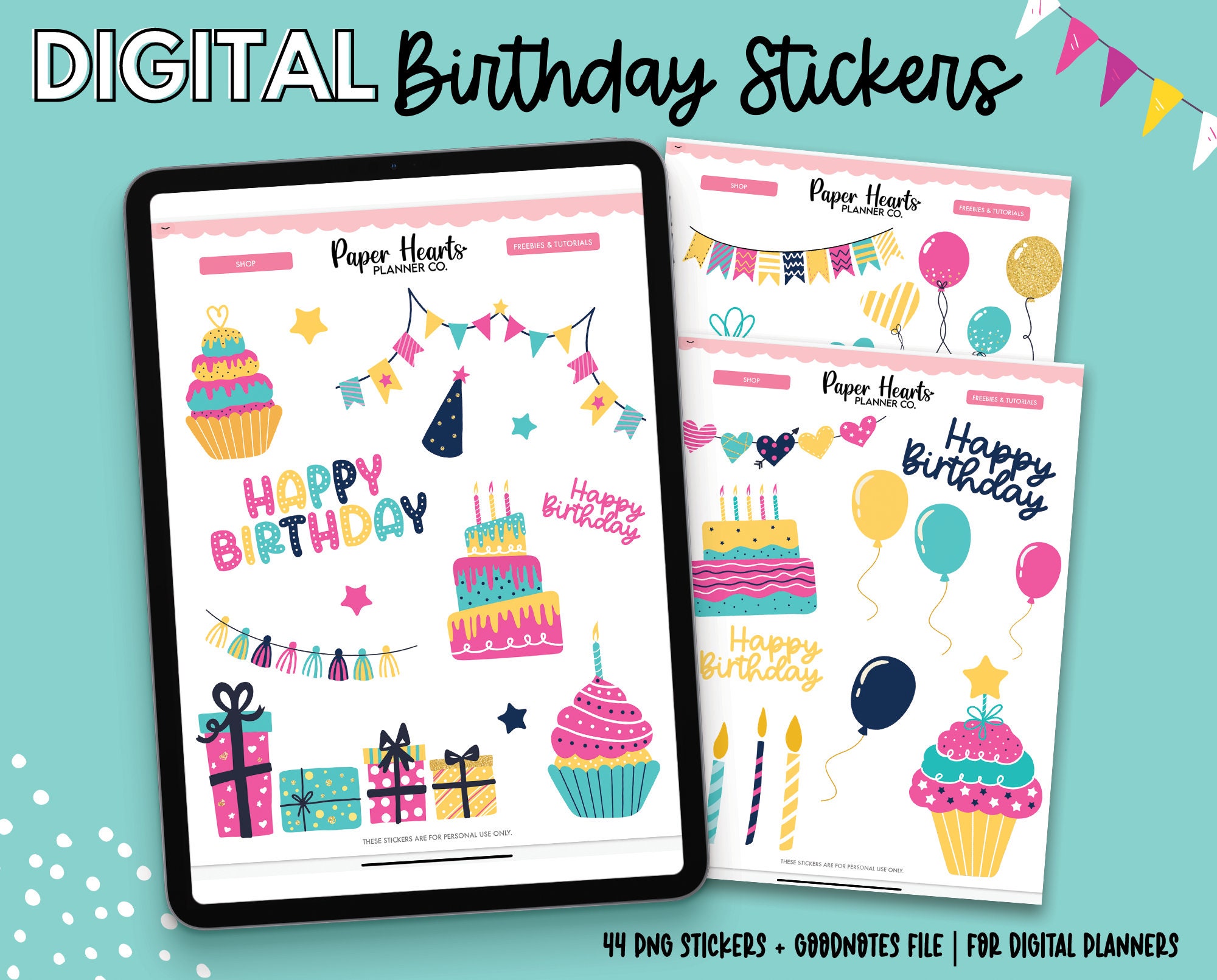 Birthday Planner Stickers 