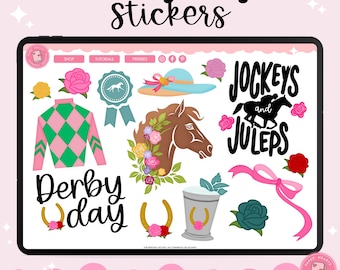 Derby Day Stickers | Derby Digital Stickers | Goodnotes Stickers | PNG Stickers